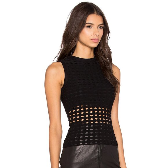 T by Alexander Wang Perforated Hole Tank ASO Isabelle Lightwood - Picture 3 of 12